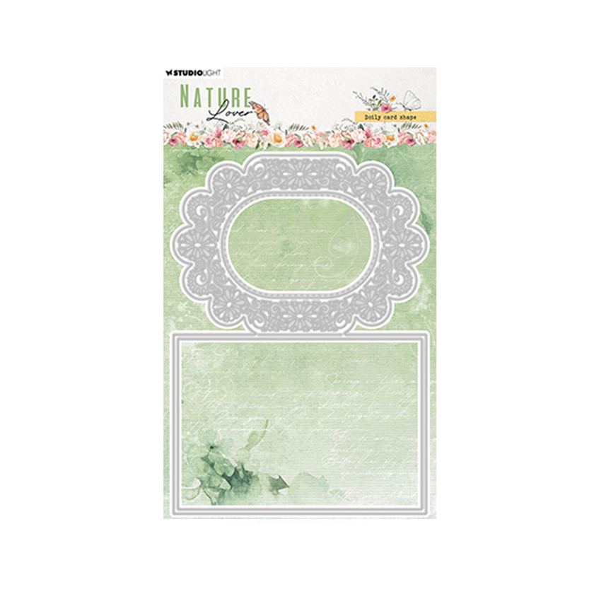 SL-NL-CD773, Studio light, Cutting dies, nature lover doily card shape, jej hobby