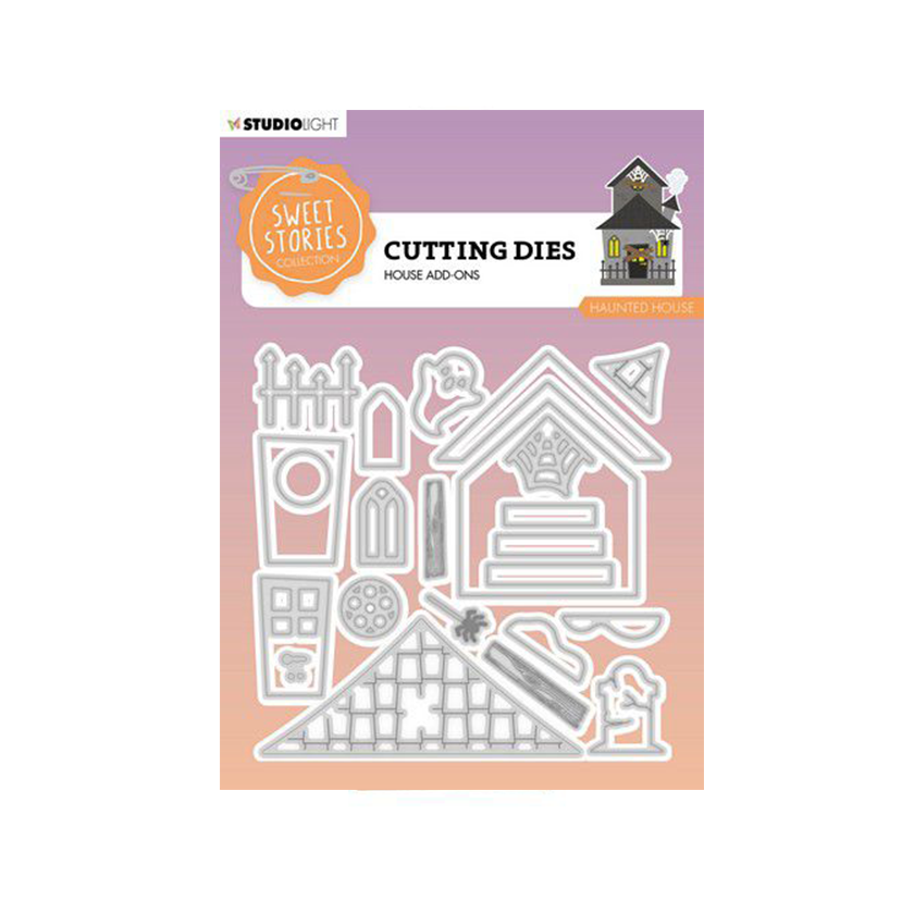 SL-SS-CD724, Studio Light, sweet stories, cutting dies, haunted hause, jej hobby