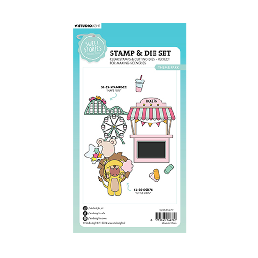 Studio Light stamp & die sweet stories Theme Park