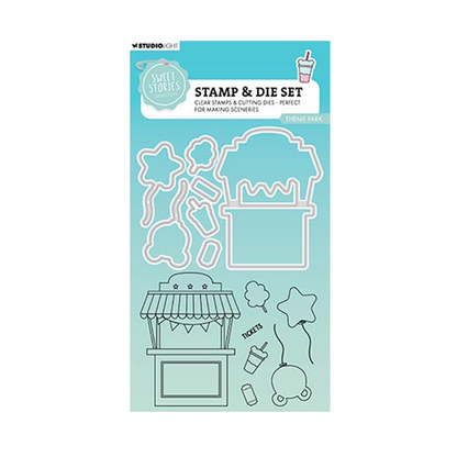 Studio Light stamp & die sweet stories Theme Park