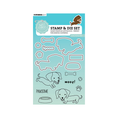 SL-SS-SCD78-Studio Light Stamp & die set. Dachshund Sweet Stories. nr 78. jej hobby