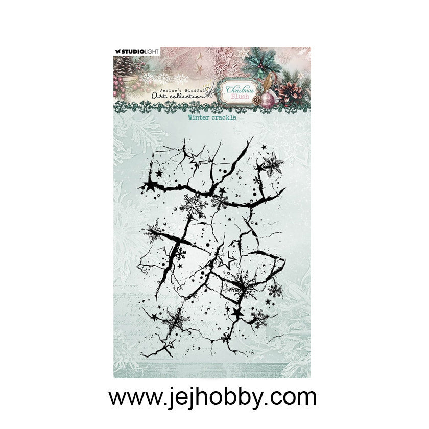 STAMP885, Winter Crackle, stempel,JMA, Studio light, Jej hobby