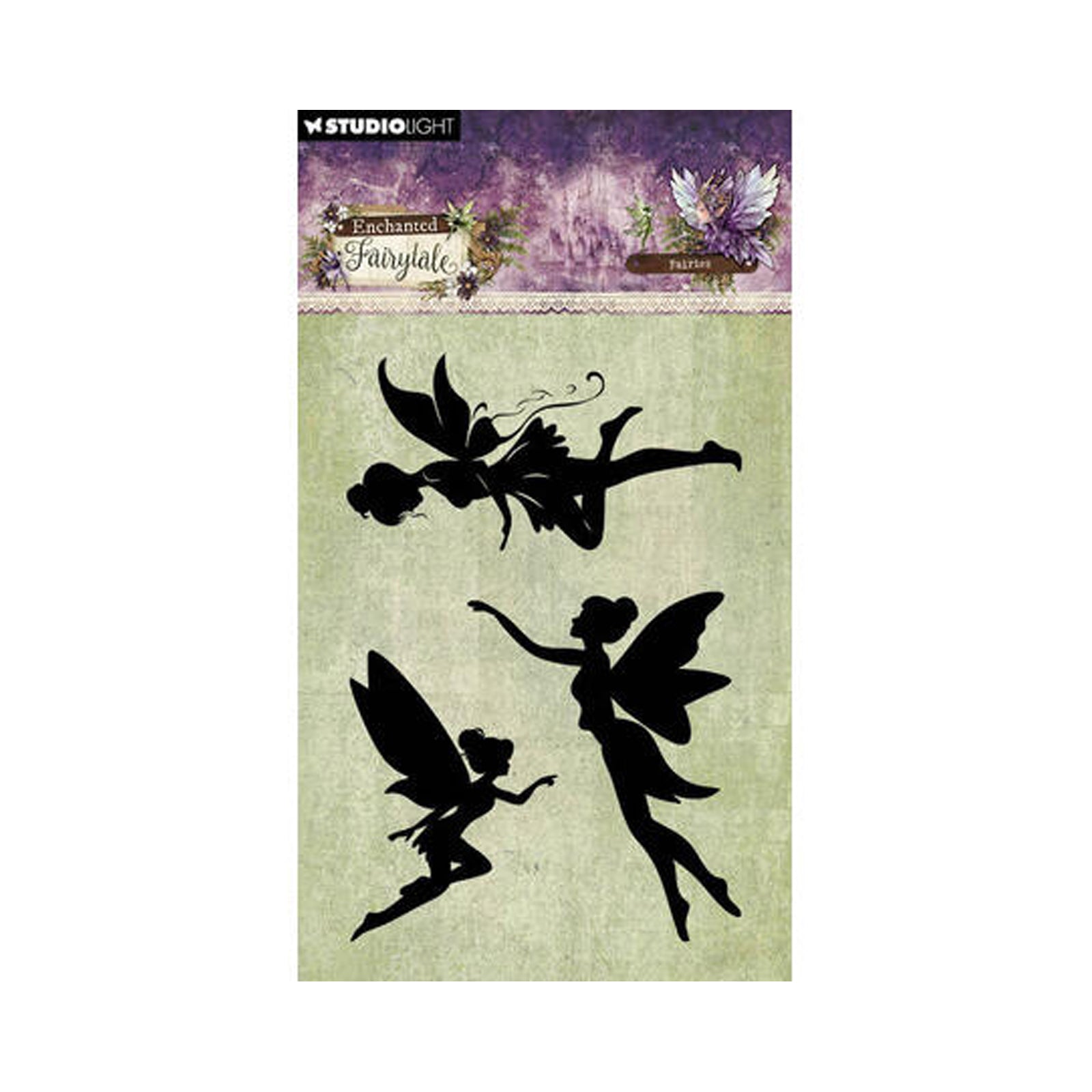 SL-EF-STAMP943 Fairies Enchanted Fairytale van Studio Light. Dit zijn stempels voor hobby

