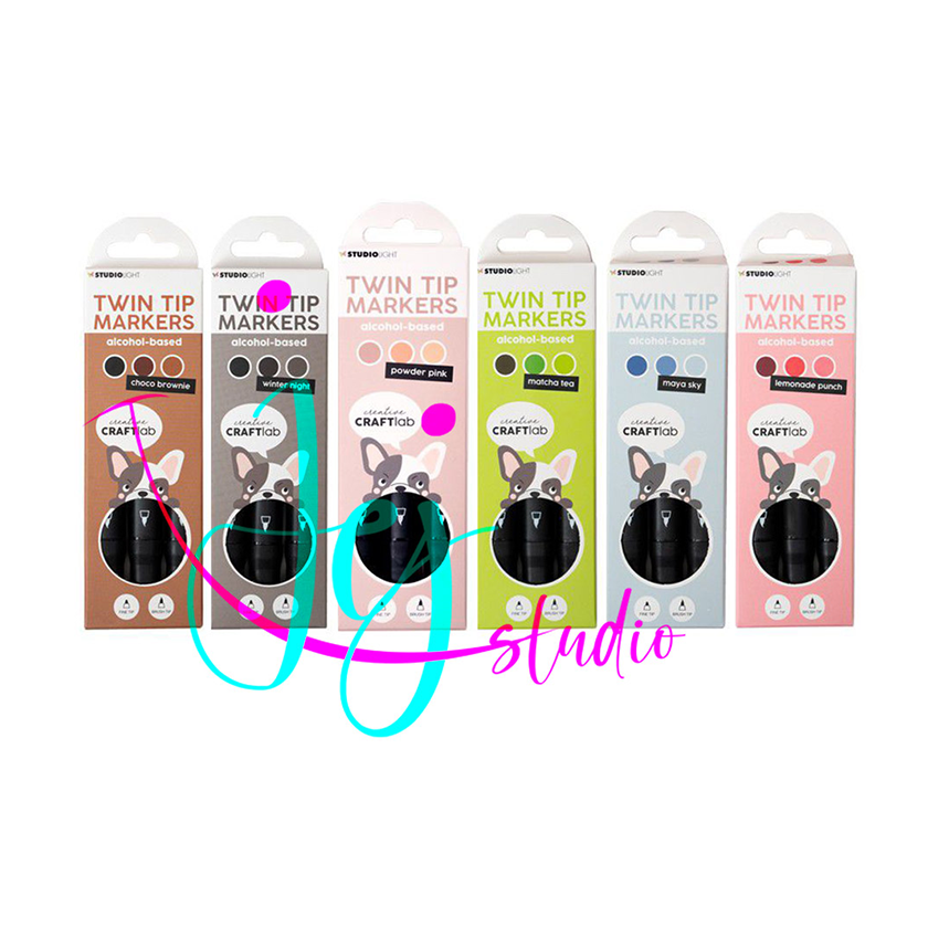 Studio Light Twin Tip alcohol marker set