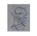 Clear stamps Marianne design Don & Daisy skatebord