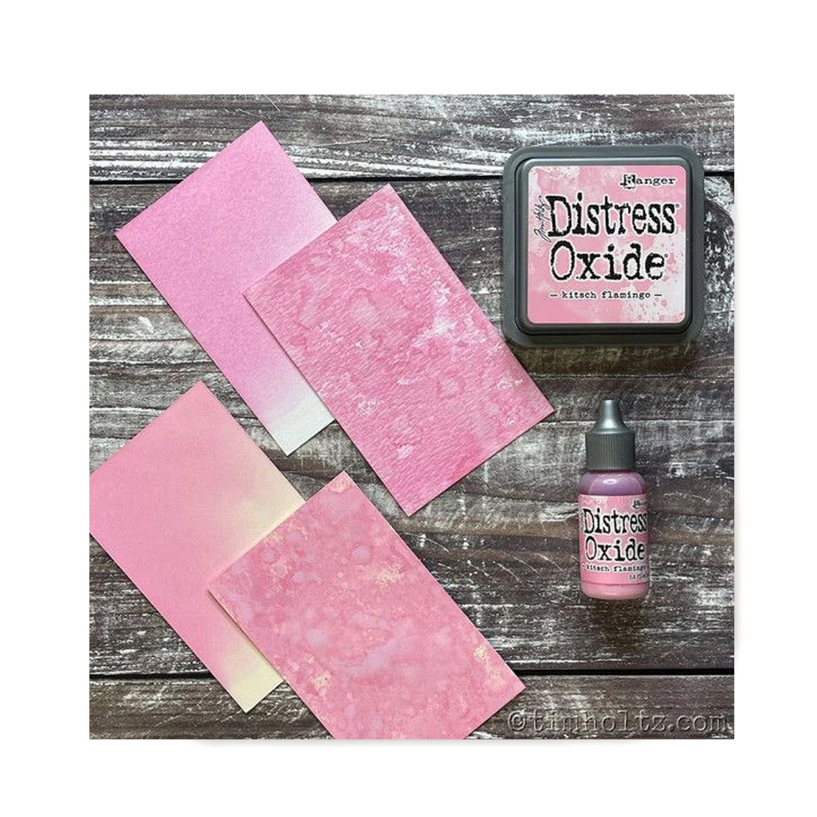 TDO72614 Distress oxide Kitsch flamingo van Ranger. dit is stempelinkt voor hobby