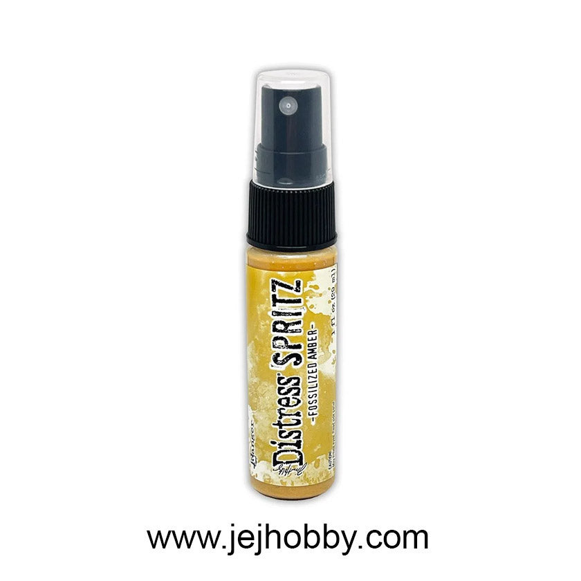 TDU86314, Distress spritz, fossilezed amber, Ranger, Jej hobby
