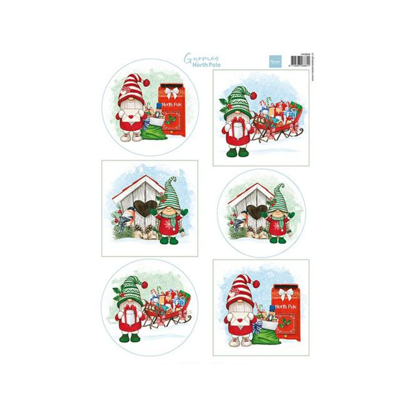 VK9606, Marianne design, knipvel, Gnomes Noordpool, Jej hobby