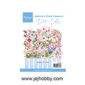 VK9626 Mattie's pink flowers, die cut, Marianne design, Jej hobby
