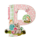 Voorbeeld kaart gemaakt met de VK9644 die cuts happy easter van Marianne design