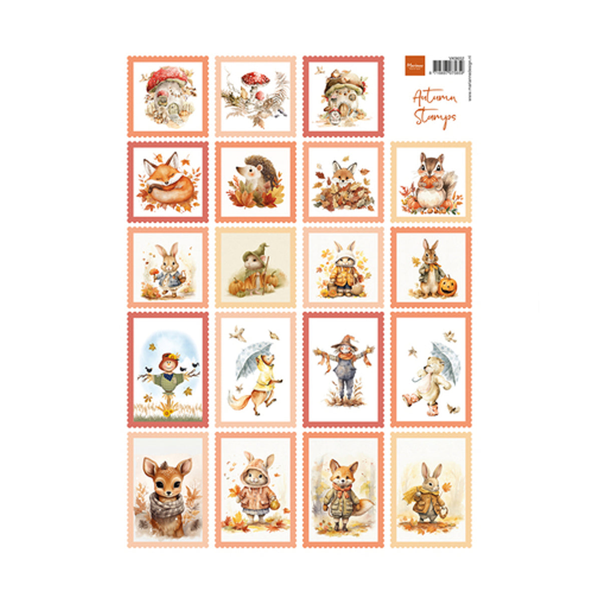 VK9652 autumn stamps knipvel