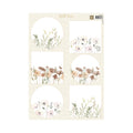Marianne Design VK9660 Earth Tones knipvel met ronde en vierkante bloemenafbeeldingen in zachte natuurtinten.