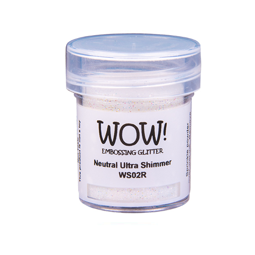 WS02R. WOW. embossing glitter. Neutral ultra shimmer. Jej hobby