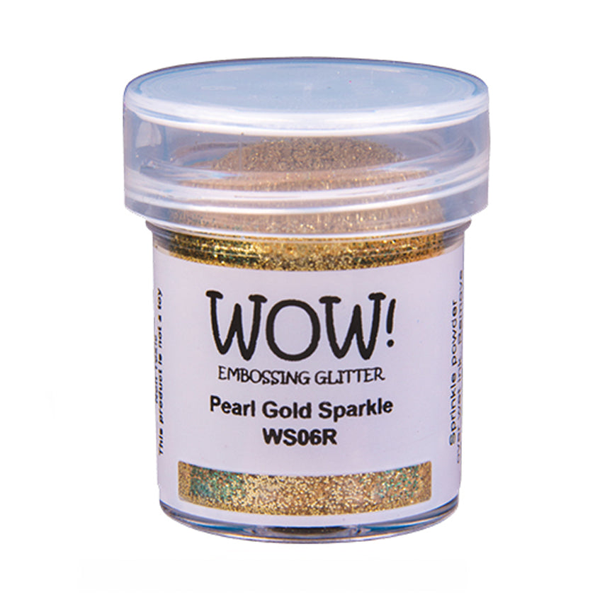 WS06R, WOW embossing glitter, Pearl gold sparkle, jej hobby