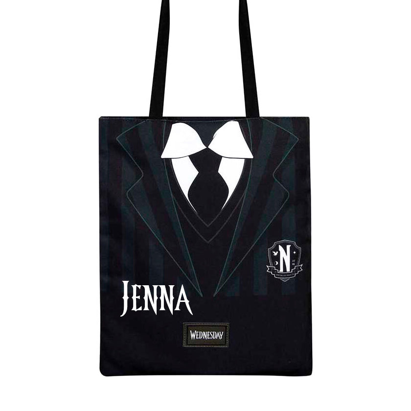 Wednesday v1, shopping bag, feature name, jej studio