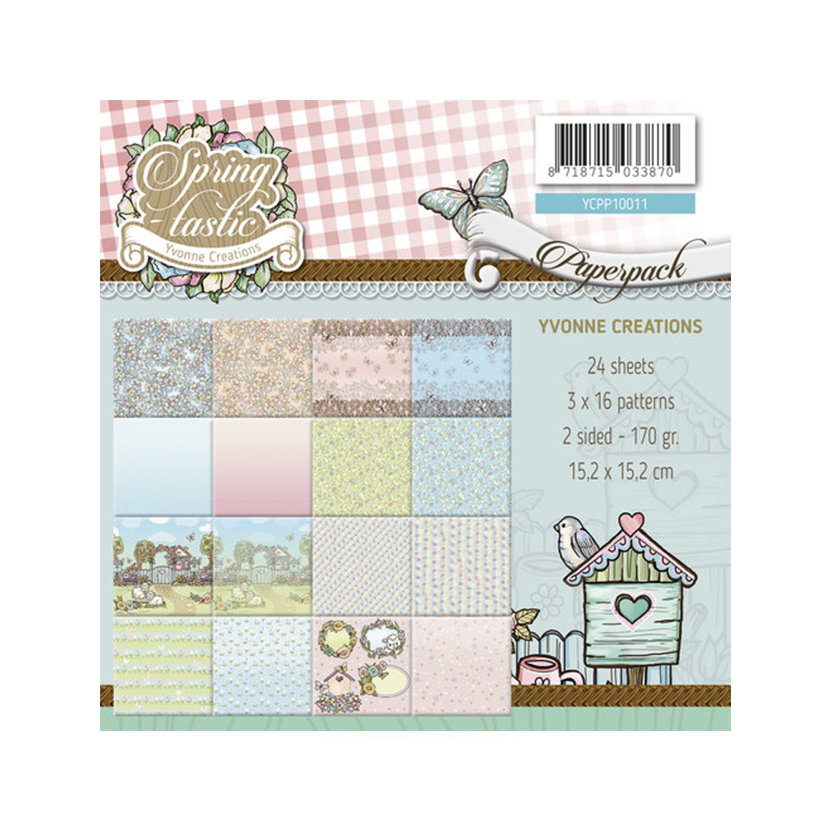 Yvonnne creations paperpack spring-tastic