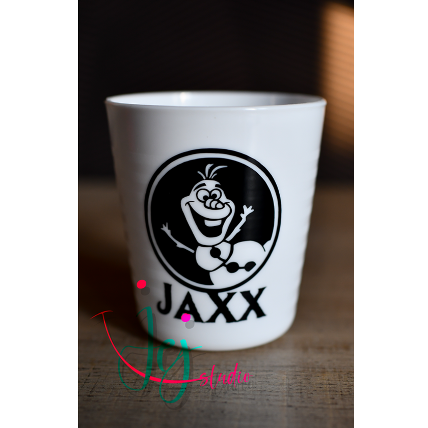 Bekers ijskoningin met naam