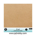 cardstock, 30,5x30, 5, kraft, Studio Light, jej hobby