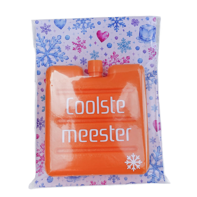 koelelement met tekst coolste juf of meester