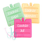 koelelement met tekst coolste juf of meester