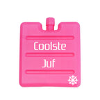 koelelement met tekst coolste juf of meester