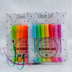 gelpennen kleurrijk schooljaar