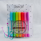 gelpennen kleurrijk schooljaar