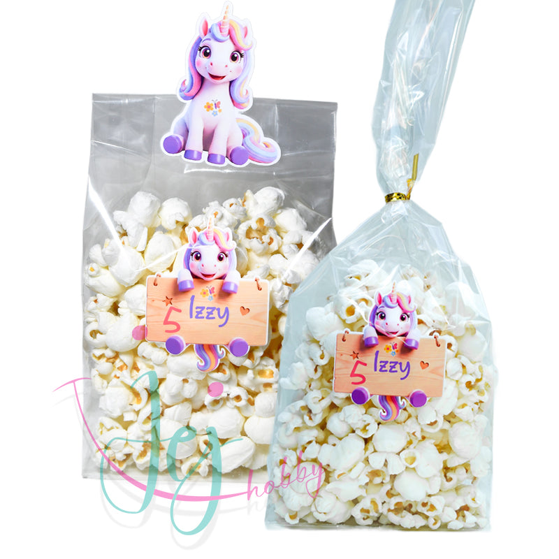 gepersonaliseerd traktatiezakje unicorn