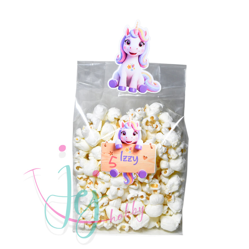 gepersonaliseerd traktatiezakje unicorn