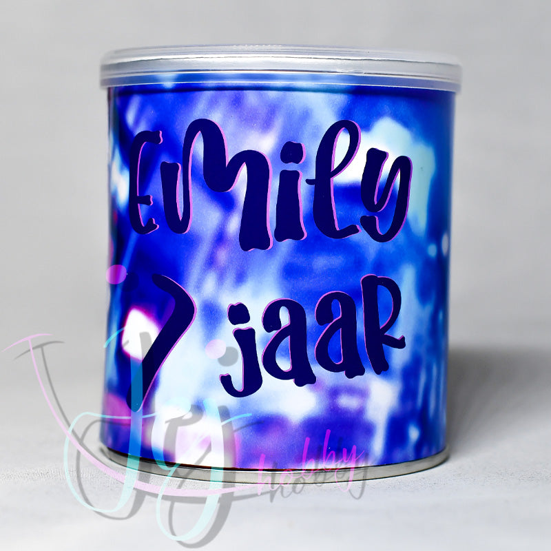 gepersonaliseerde kuromi pringles traktatie achteraanzicht van jej hobby.