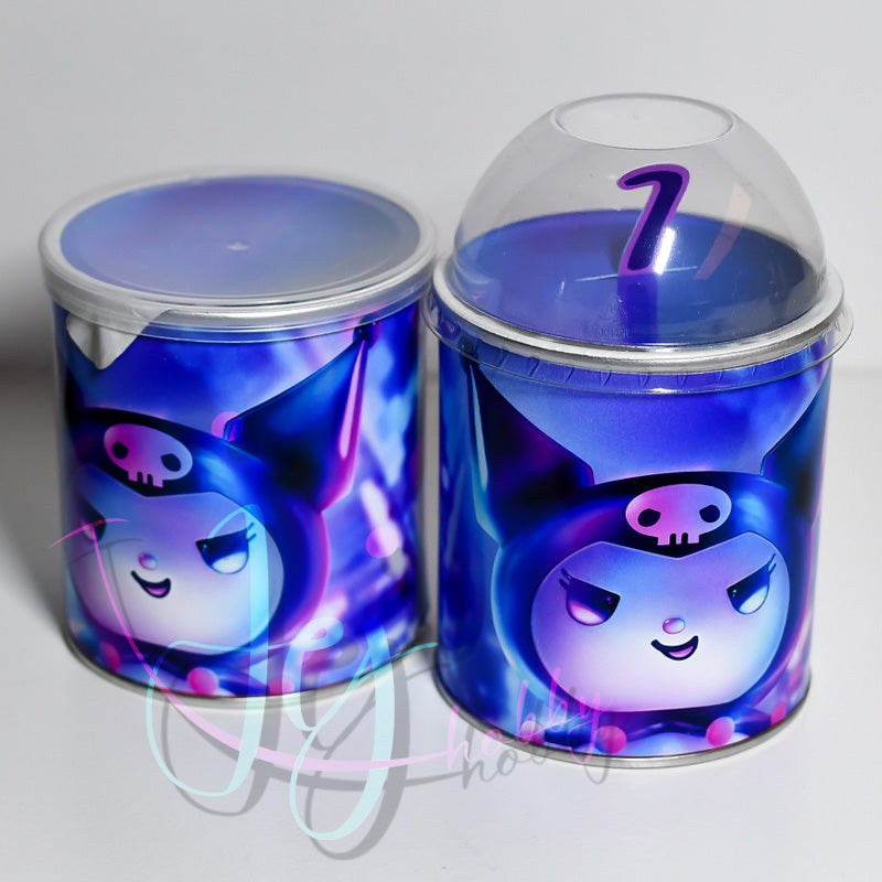 gepersonaliseerde kuromi pringles traktatie met of zonder dome van jej hobby.