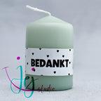 mini geur kaarsje glad