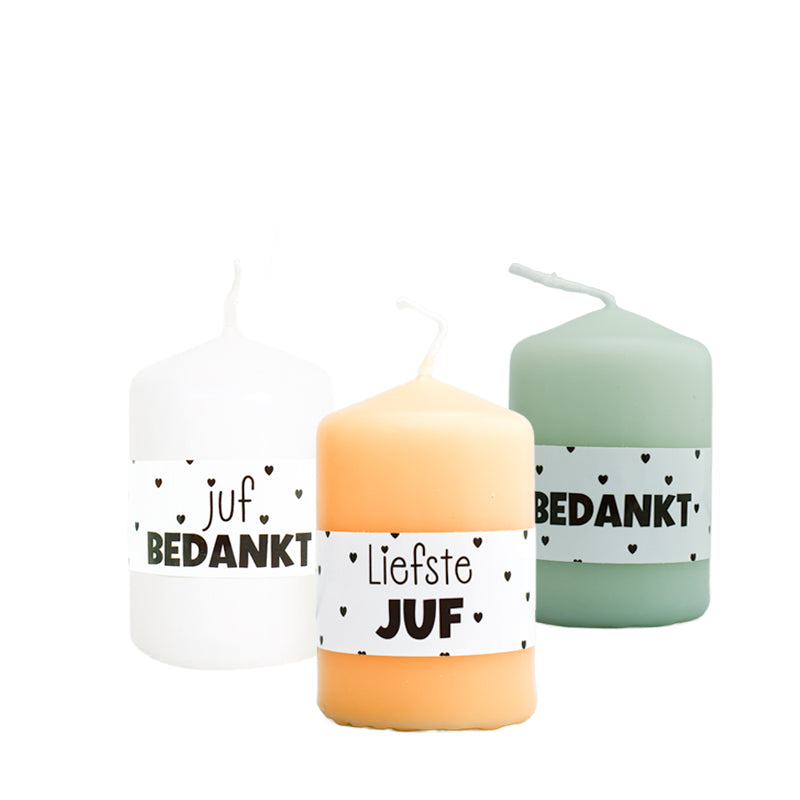 mini geur kaarsje glad