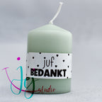 mini geur kaarsje glad