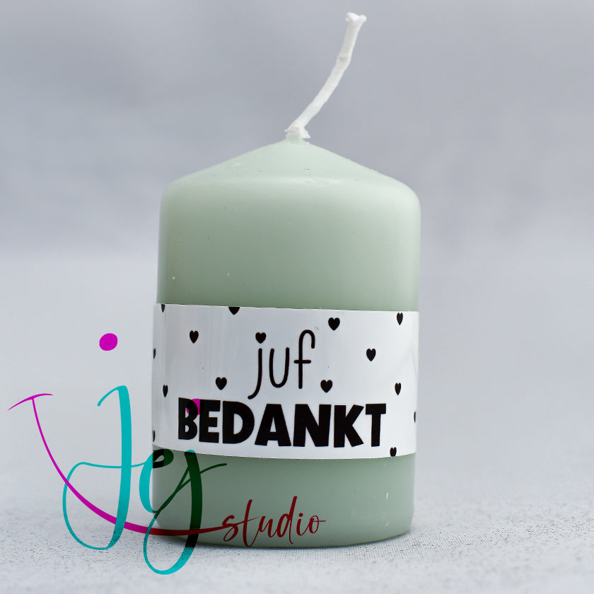 mini geur kaarsje glad