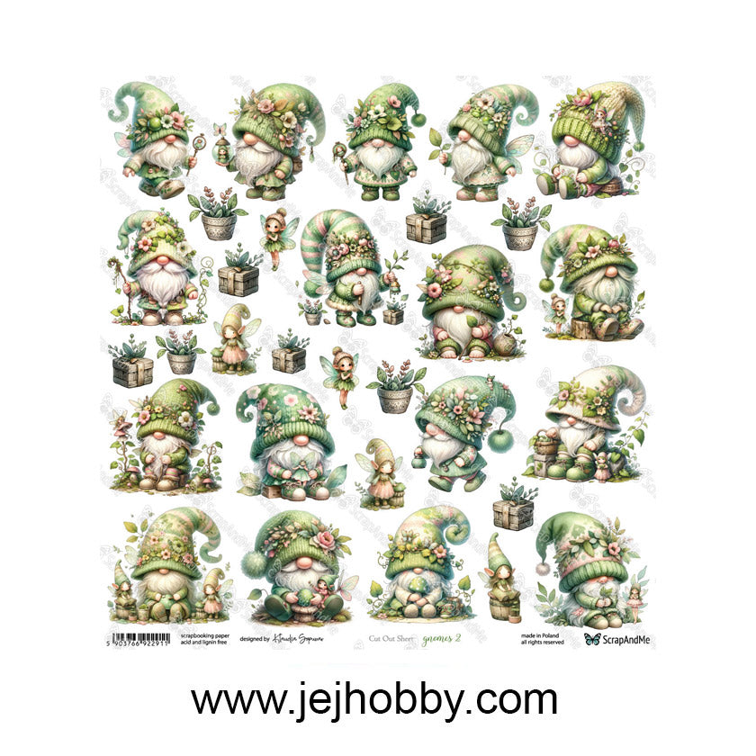 knipvel, Gnomes 2, scrap and me, jej hobby