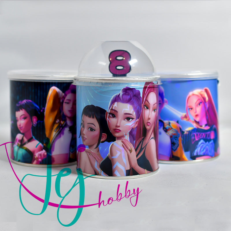 Kpop Huntrix Pringles traktatie met Dome