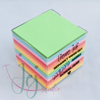 Memoblok bedankt voor het memo-rable schooljaar