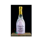Champagnefles voor de liefste .......