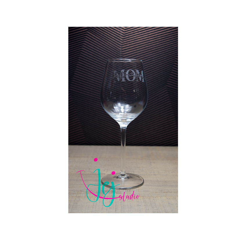 Wijnglas (wit of rood) best mom ever