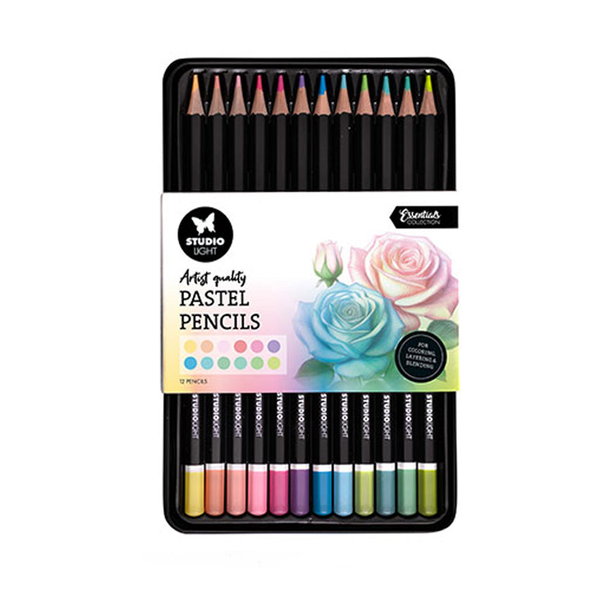 SL-CO-PENC01 pastel pencils van studio light voor kleuren en mixed media