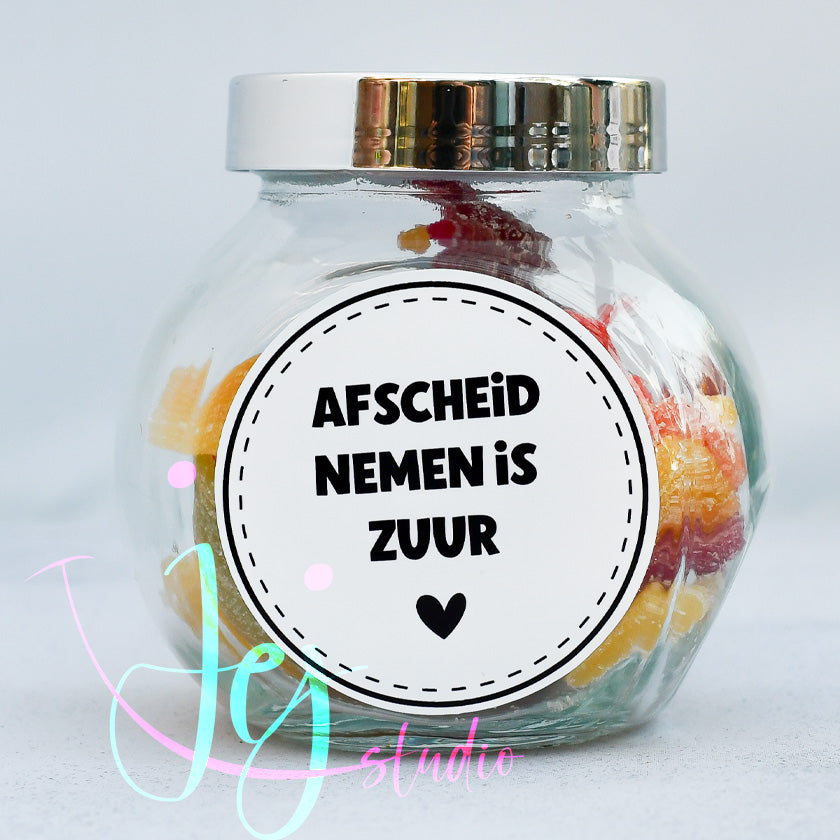 Afscheid nemen is zuur