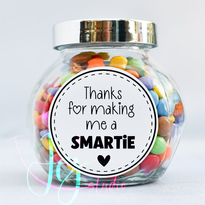 Thanks for making me a smartie