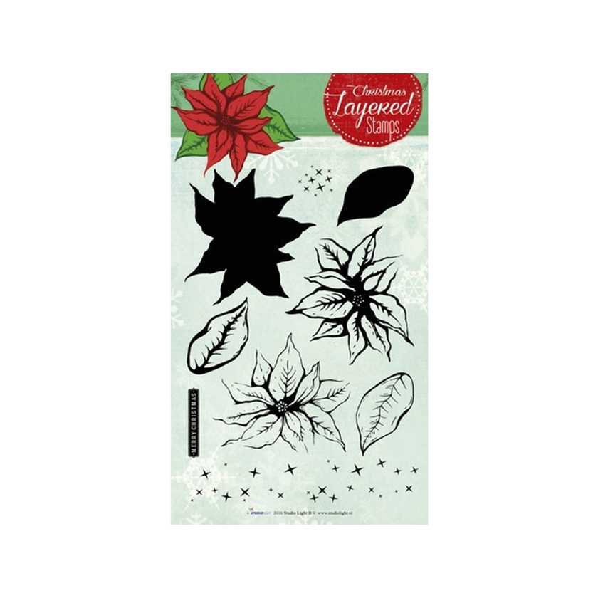 clear stamps studio light Christmas layered stamps