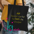 Lusdraagtas met tekst fanTAStische schooljaar
