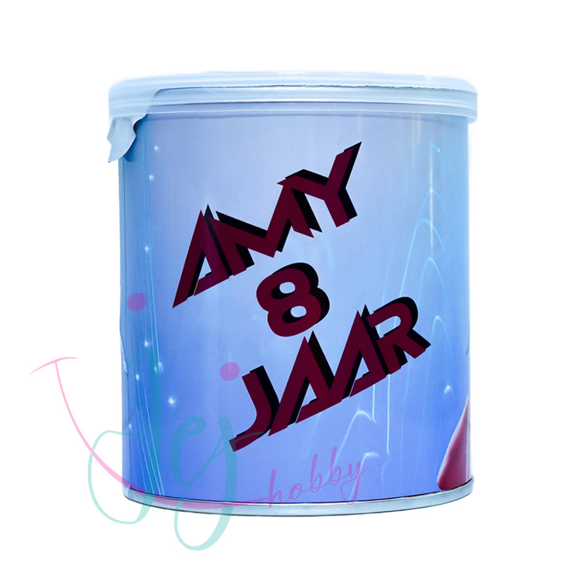 traktatie kpop golden party pringles voor schooltraktatie. Gepersonaliseerd met naam en leeftijd.