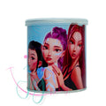 traktatie kpop golden party pringles voor schooltraktatie. Met platte deksel.