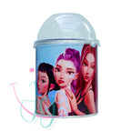 traktatie kpop golden party pringles voor schooltraktatie. Deze versie is met dome zodat u er nog snoepjes of een uitdeelcadeau in kan doen.
