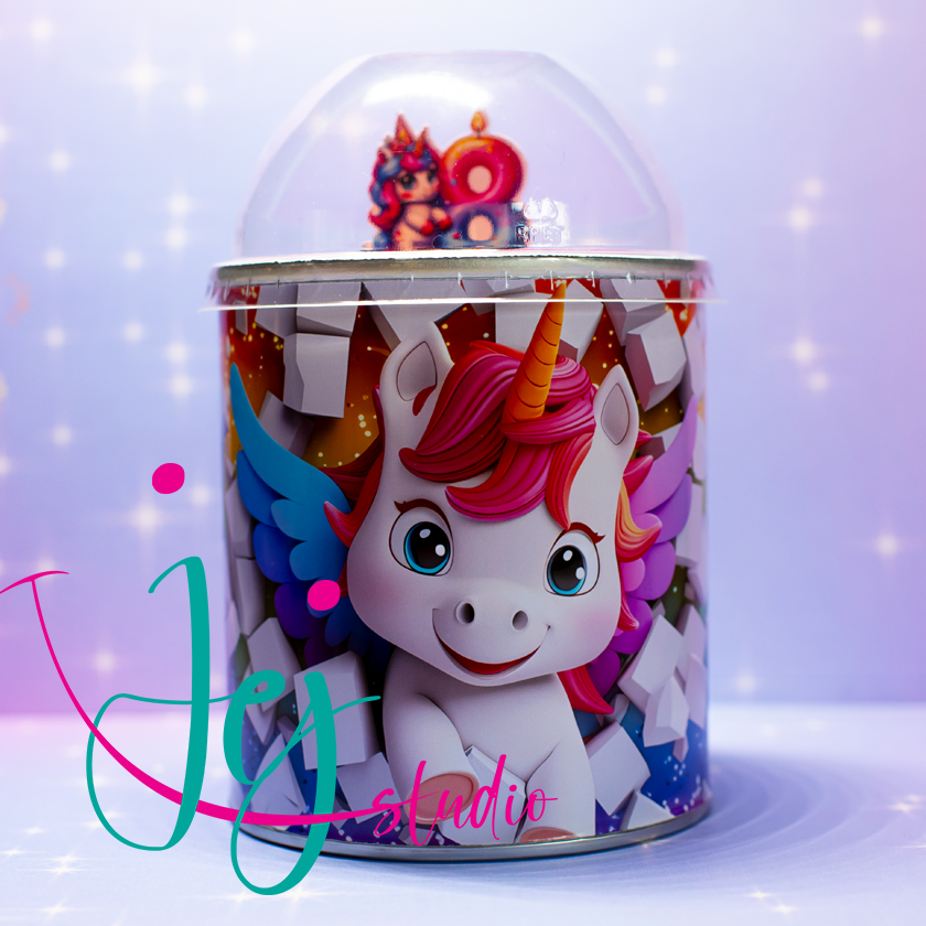 Unicorn chips traktatie met dome